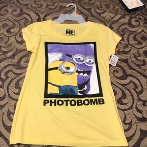 Juniors minion shirt